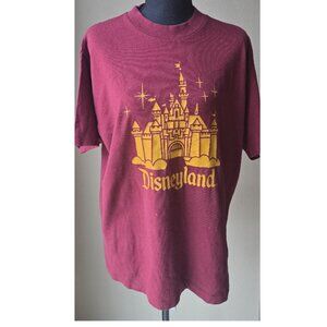 Vintage Walt Disney Productions Disneyland Castle T-Shirt | USA Made (1982–1986)